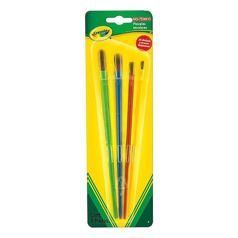 Crayola art brush set of different sizes - 4piece
