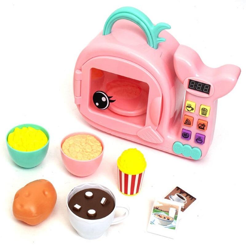 مجموعة لعب الميكروويف بتصميم الحوت