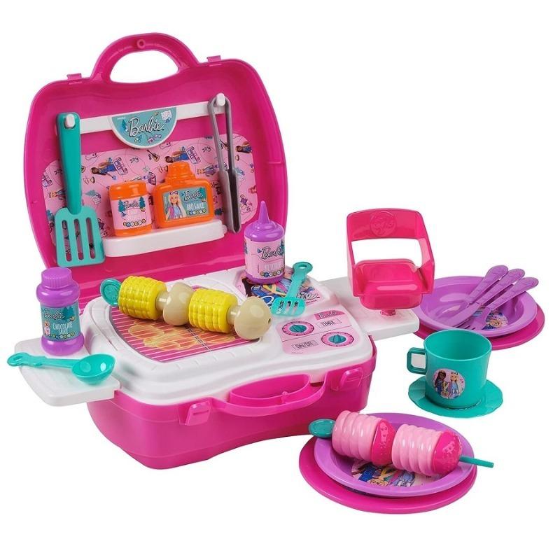 Buy 1 Get 1 Barbie Smoothie Station Playset + Barbie Glamping Play Set