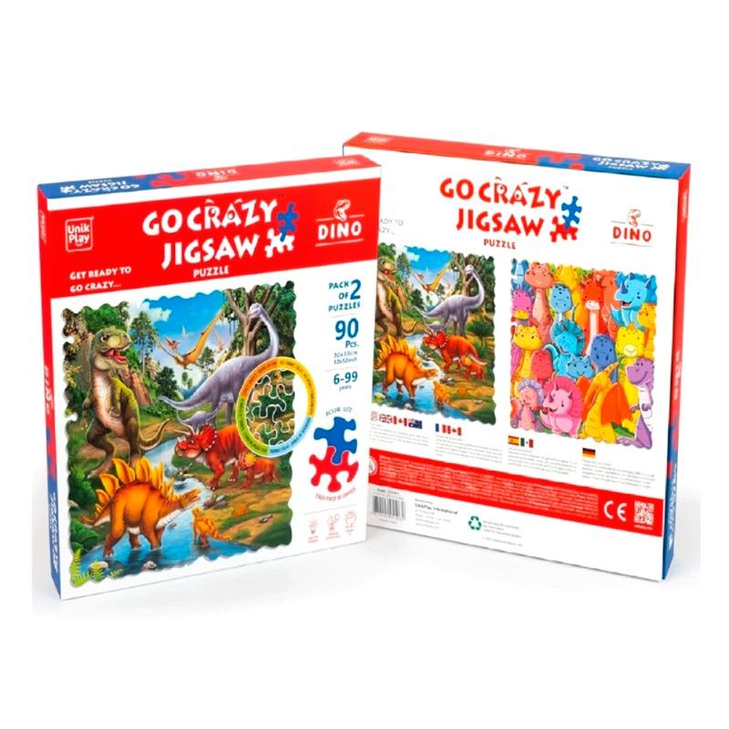 Unikplay Go Crazy Jigsaw Puzzle - Dino