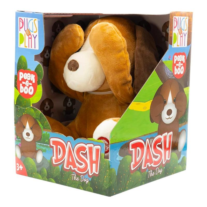 Pugs at Play Peek-a-Boo Dash the Dog Toy