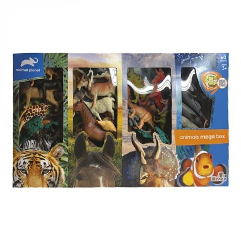 وينو - مجسمات الحيوانات ميجا بوكس 60 قطعة