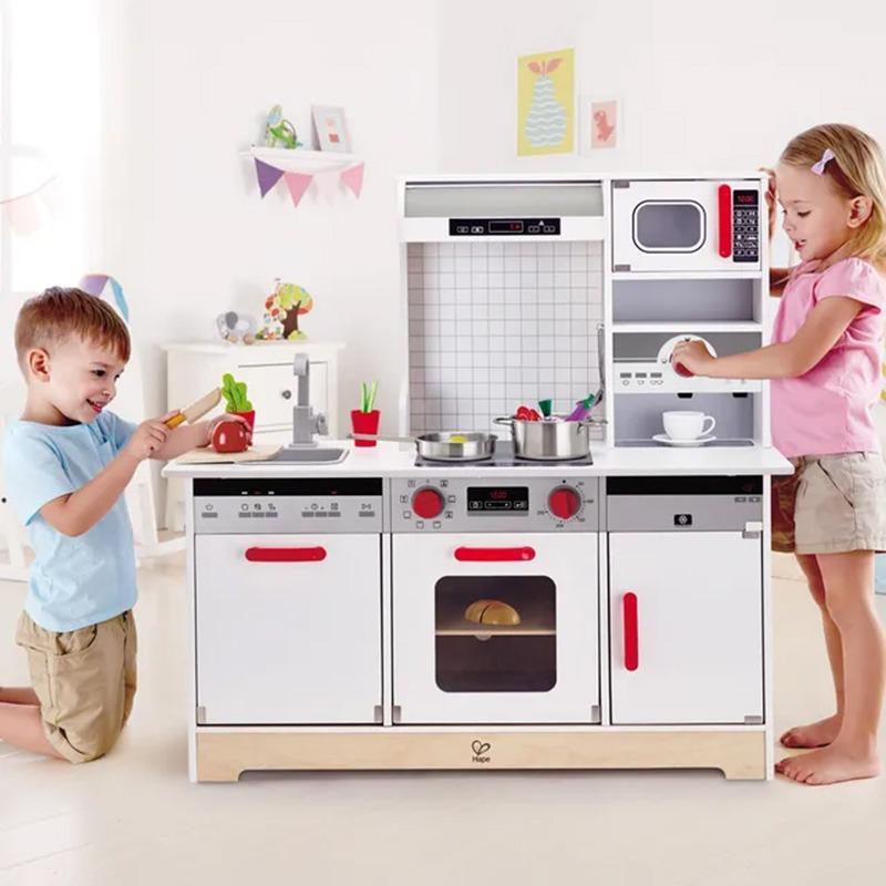 Hape - All-in-1 Wooden Play Kitchen With Accessories