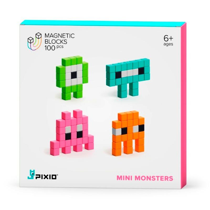 بيكسو الوحوش الصغيرة - 100 مكعب مغناطيسي