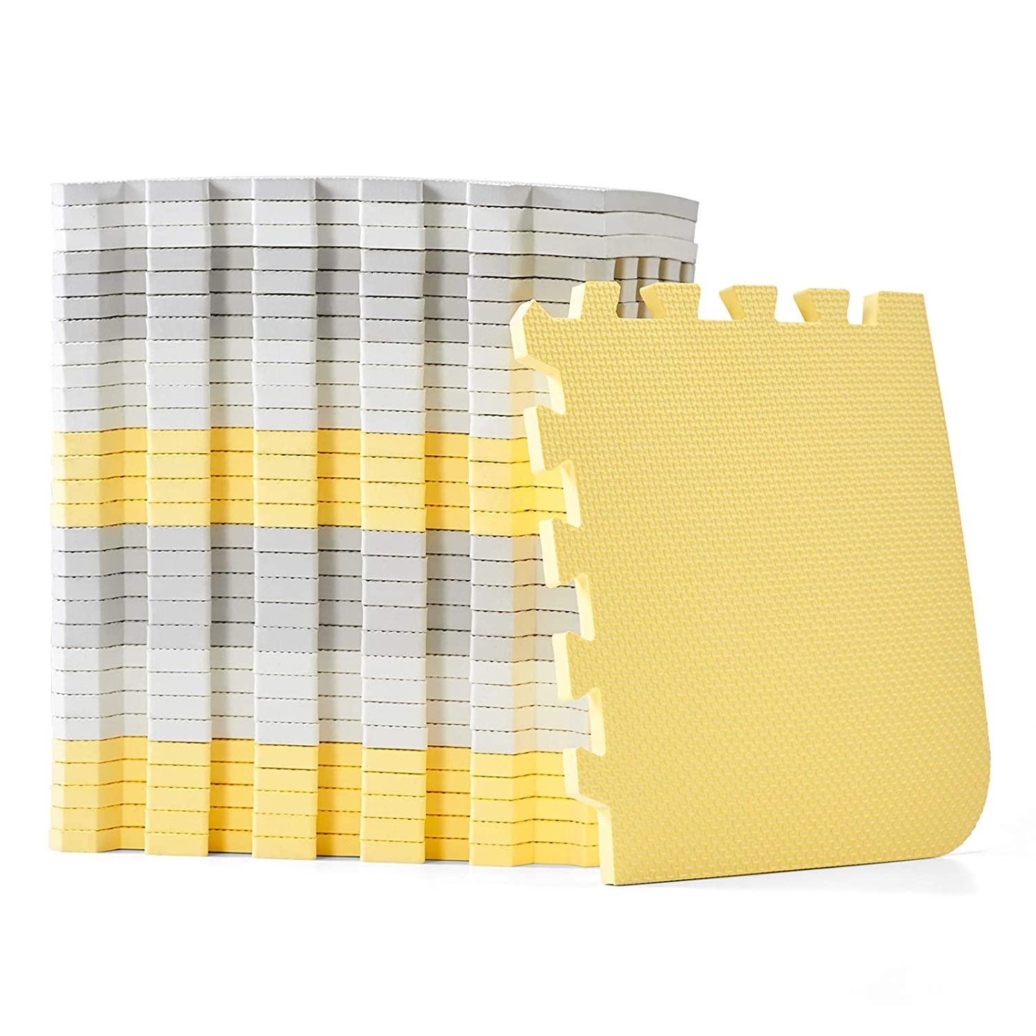 كيندركرافت - حصيرة اللعب لونو للأطفال - أصفر