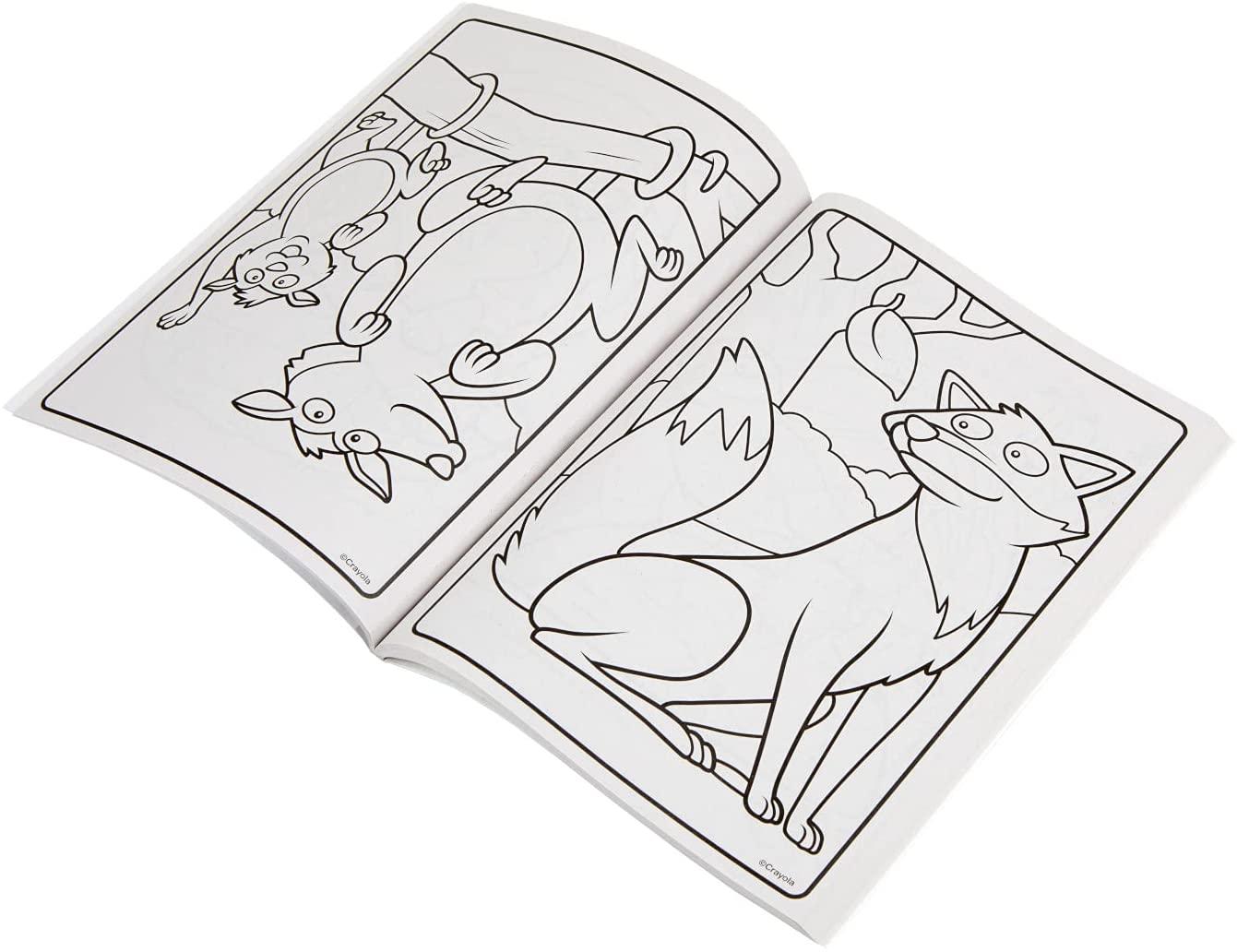 كرايولا - كتاب تلوين الحيوانات الصديقة 96 ورقة