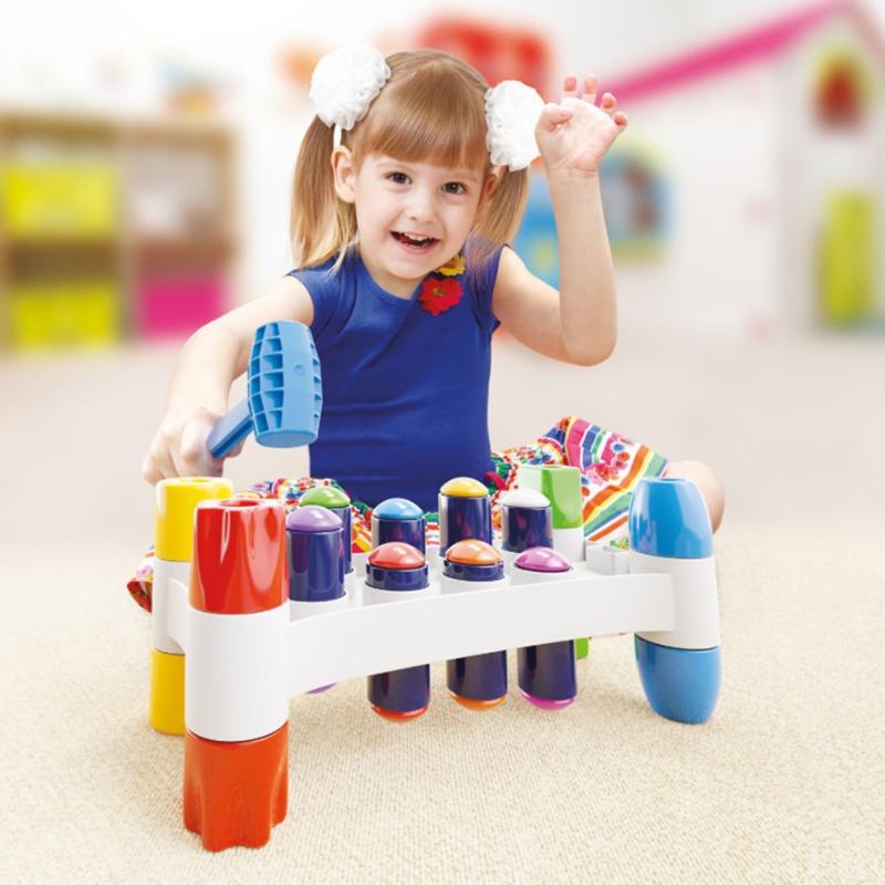 Quercetti Bank Hammer Playset - 34 Piece