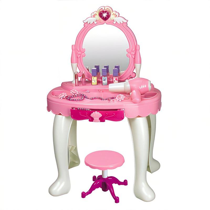 Dresser with Music and Light - Pink/White