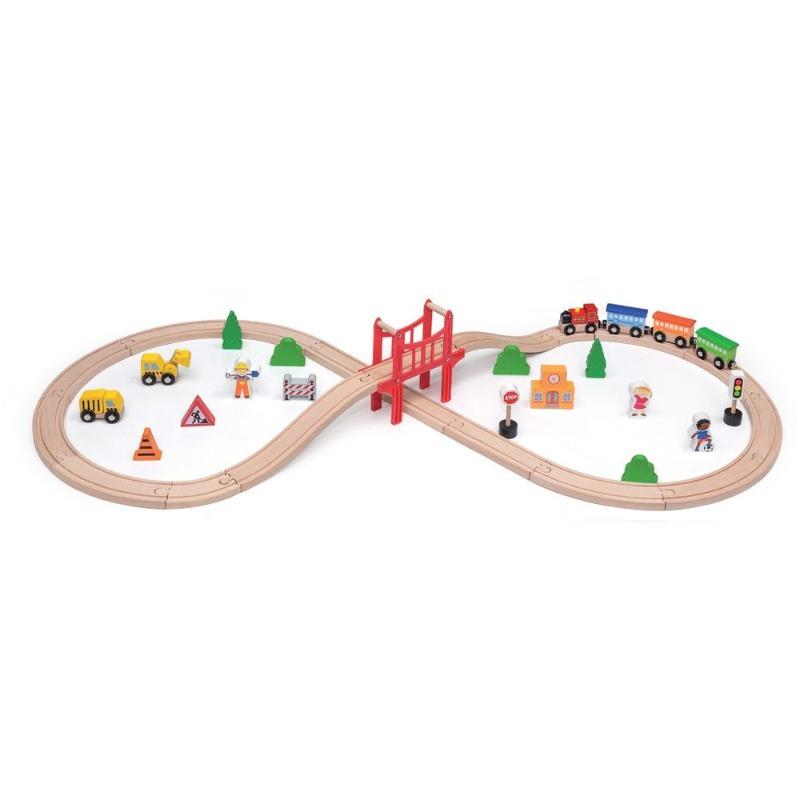 VIGA Train Set - 39 Pcs