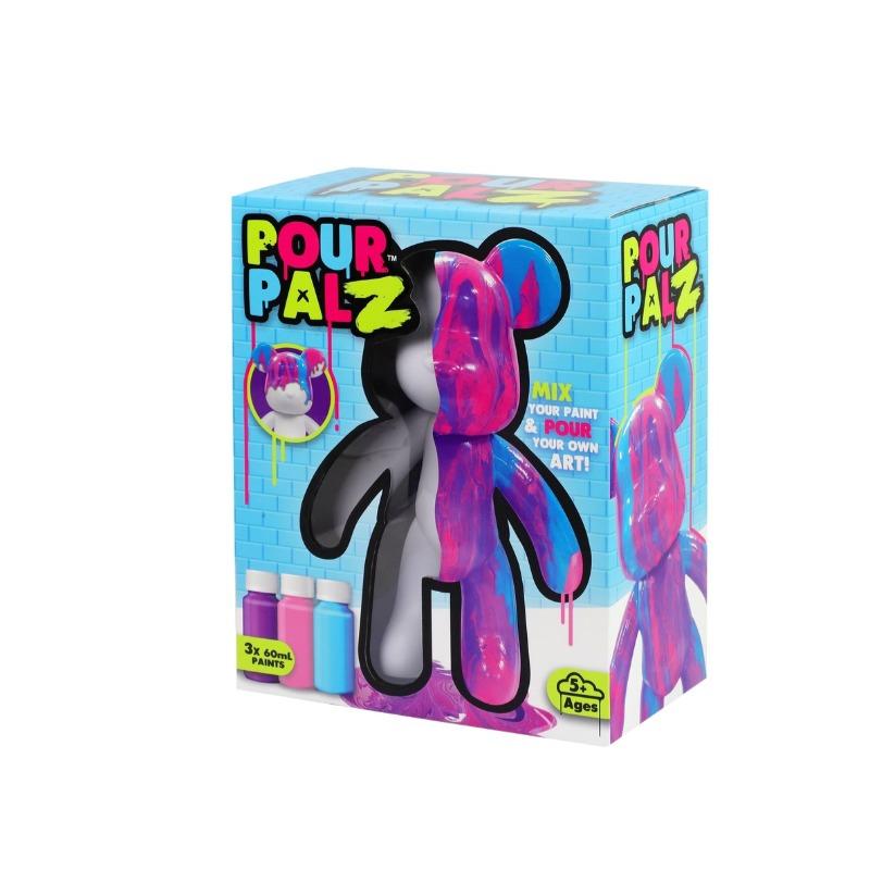 Pour Palz DIY Paint Bear W1 Berry Blast - 40ml Version