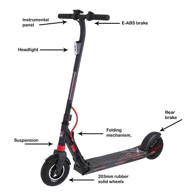 Evo Lithium Scooter Vt 5 - Red