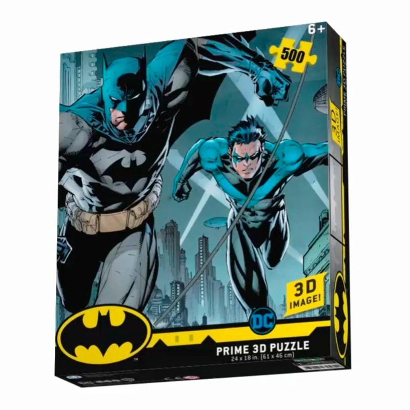 دي سي كوميكس - بازل باتمان آند نايتوينج ثلاثية الأبعاد - 500 قطعة