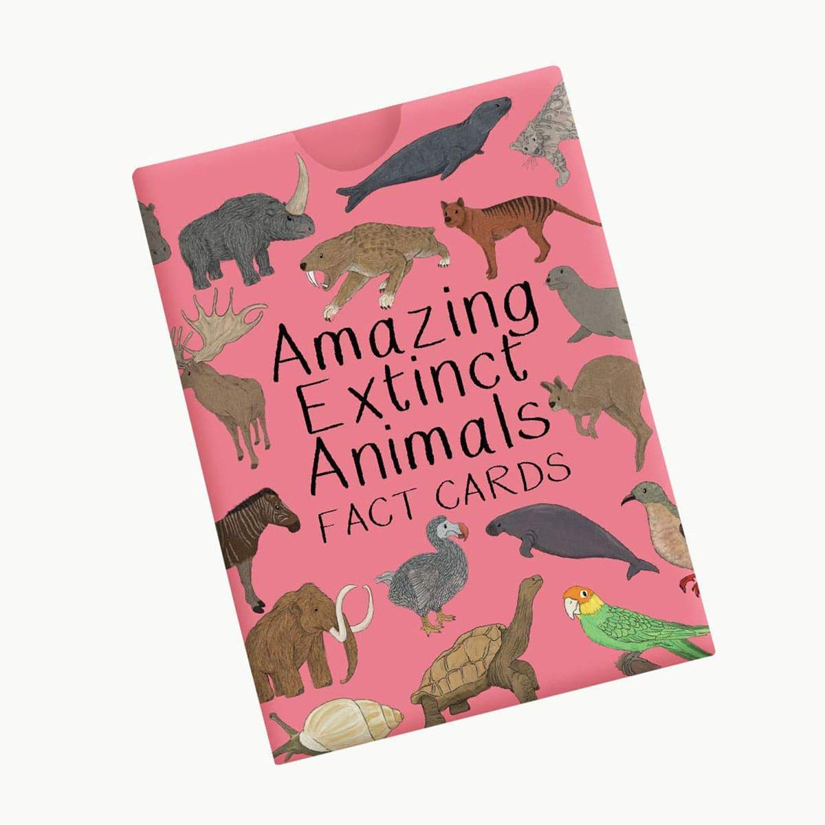Amazing Extinct Animals Fact Cards