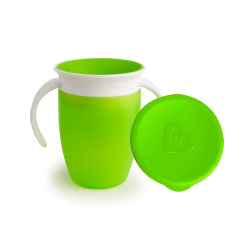 Munchkin Miracle Trainer Cup With Lid Green – 207ml