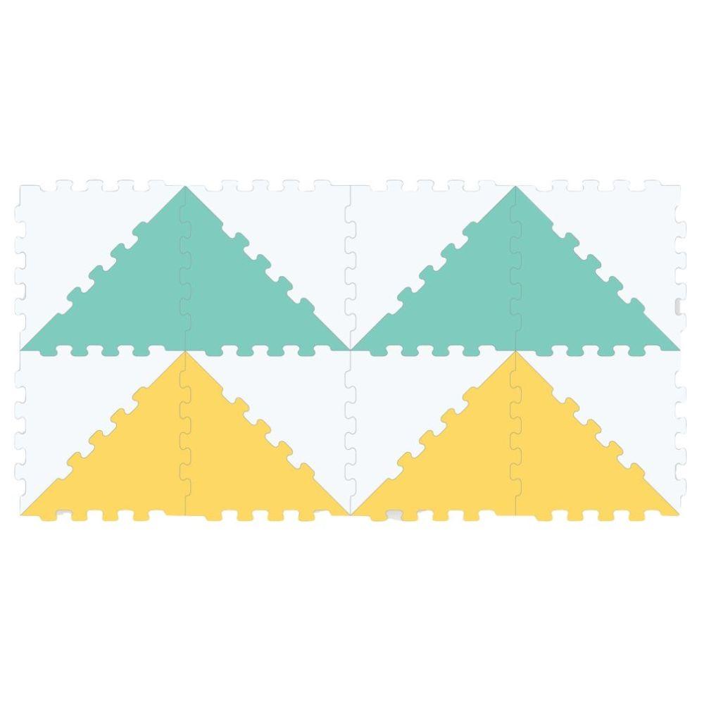 سونتا - حصيرة بازل 3 ألوان بتصميم المثلثات 16 قطعة