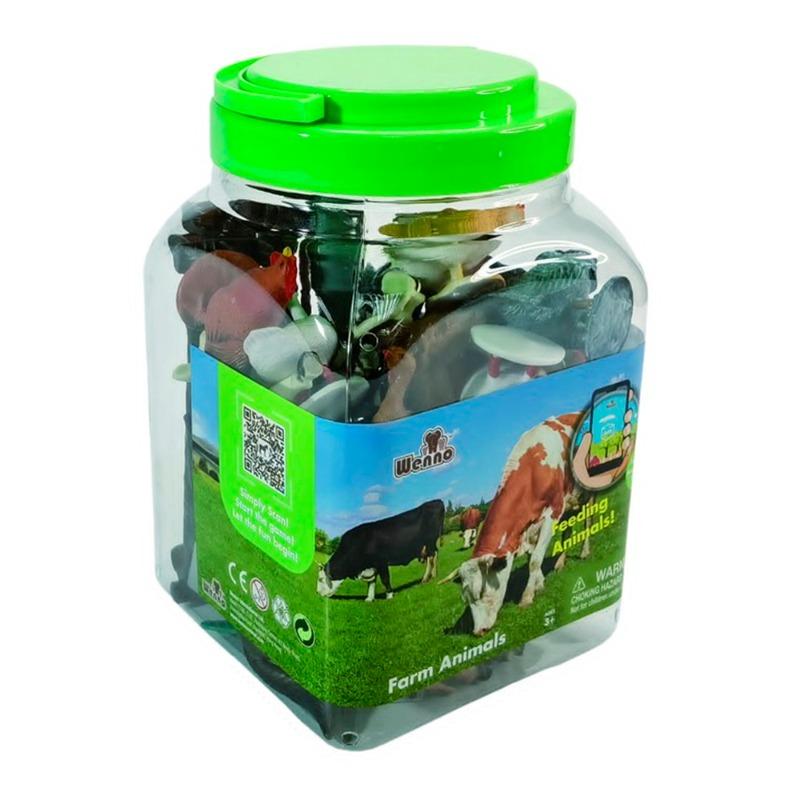 Wenno Farm Animals Playset - 30 Pcs
