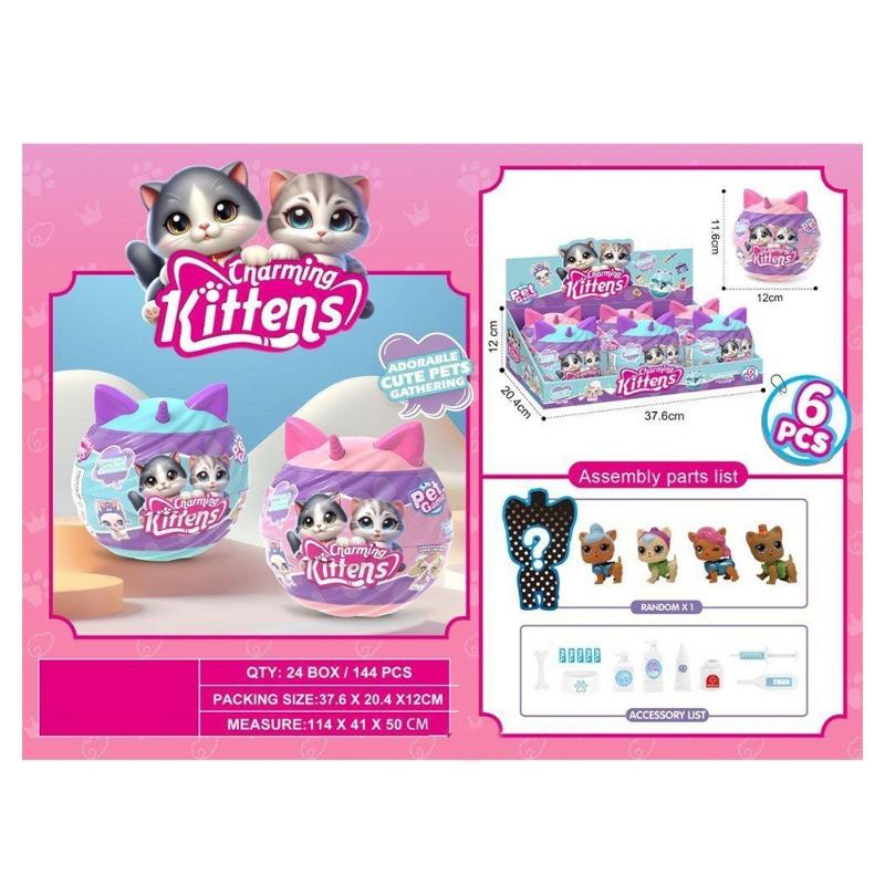 Charming Kittens Blind Box – 6pcs/Box