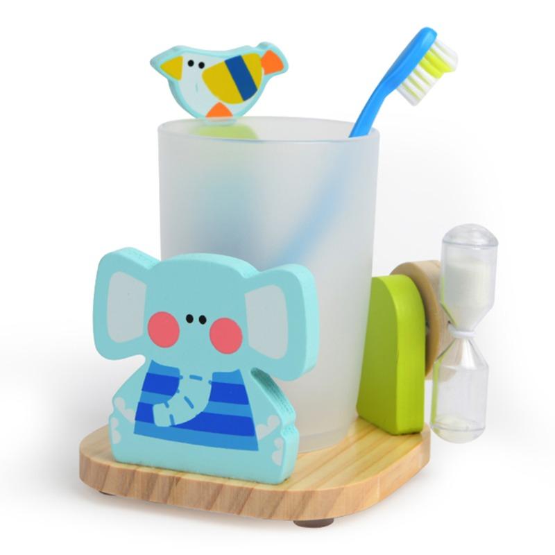 ميدير - فرشاة أسنان الأطفال بمؤقت رمل - لون أزرق