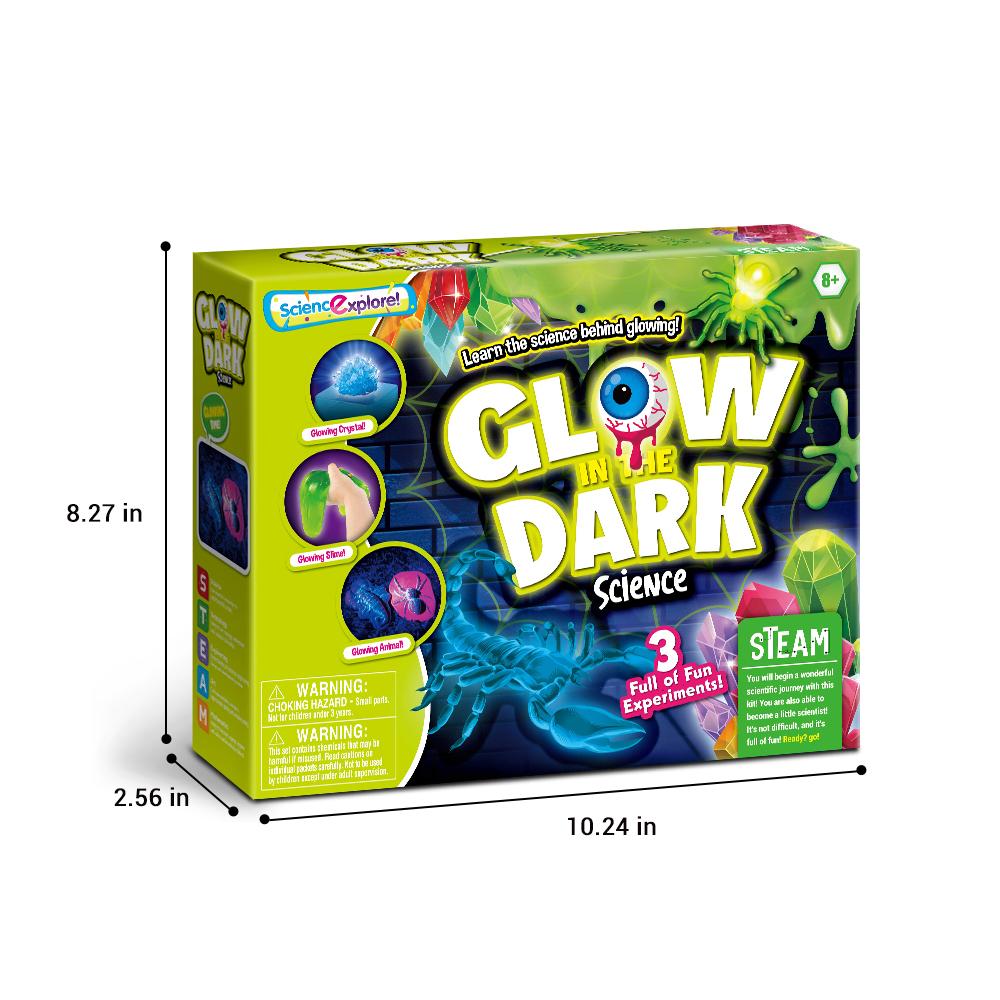 ساينس إكسبلور - مجموعة علوم الكريستال المتوهج في الظلام