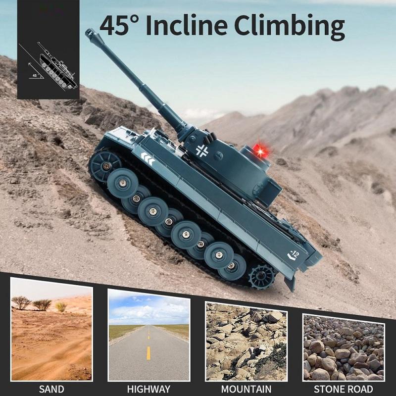 جي جي ار سي - دبابة عسكرية قابلة للبرمجة الصوتية مع جهاز تحكم عن بعد