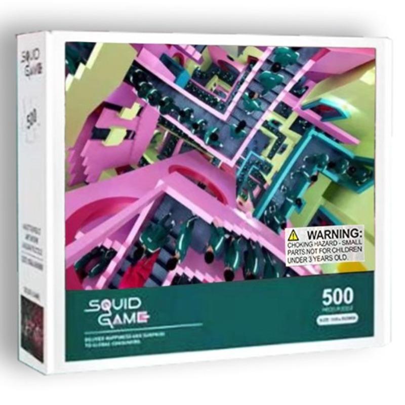 Squid Game Jigsaw Puzzle 500 Pieces - Shape 3