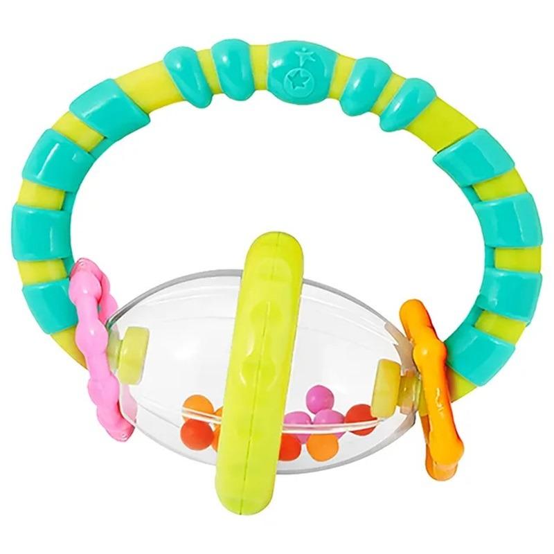 Bright Starts Grab Spin Rattle And Teether Toy