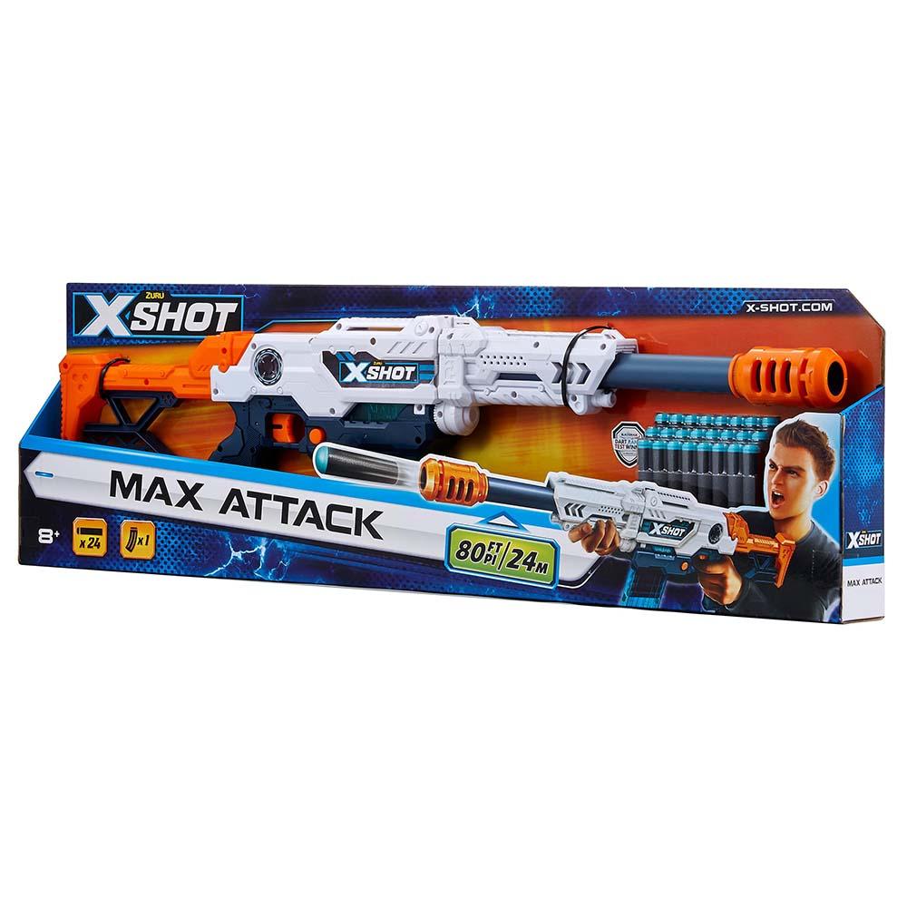 X-Shot Excel Max Attack Blaster - 24 Darts