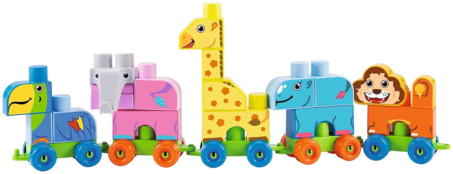 Ecoiffier - Les Maxi Animal Train - 42 Pieces