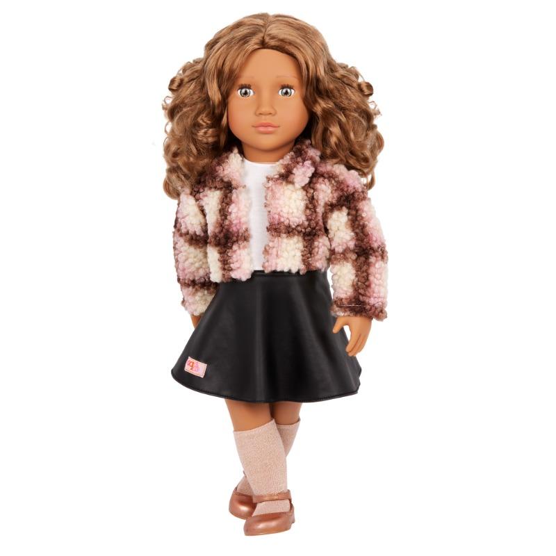 Our Generation Ana Fashion Doll in Faux Shearling Jacket