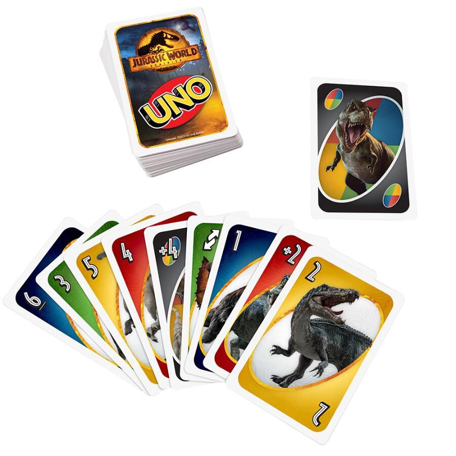 Jurassic World Uno Dinosaurs Design The Third World