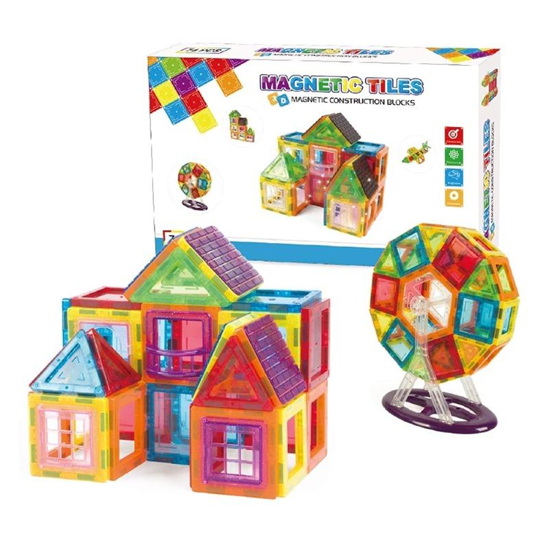Magnetic Tiles Building Blocks Set 70 Pcs