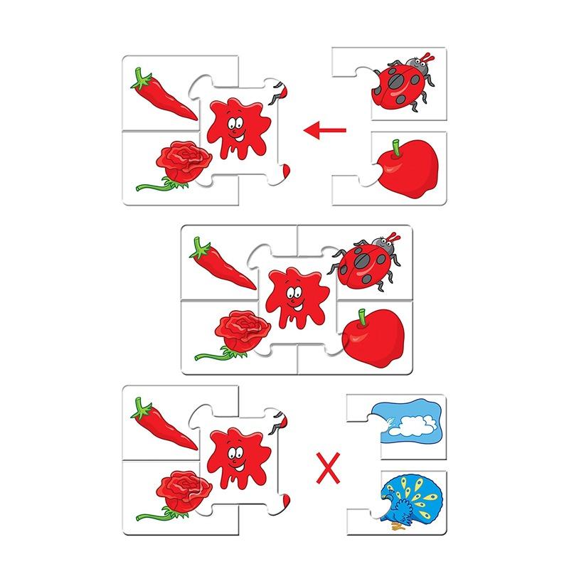 Frank Playing With Colors Puzzle - 40 Pcs
