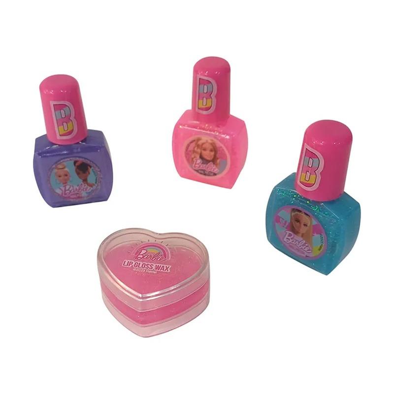 باربي - حقيبة مجموعة مكياج باربي البلاستيكية