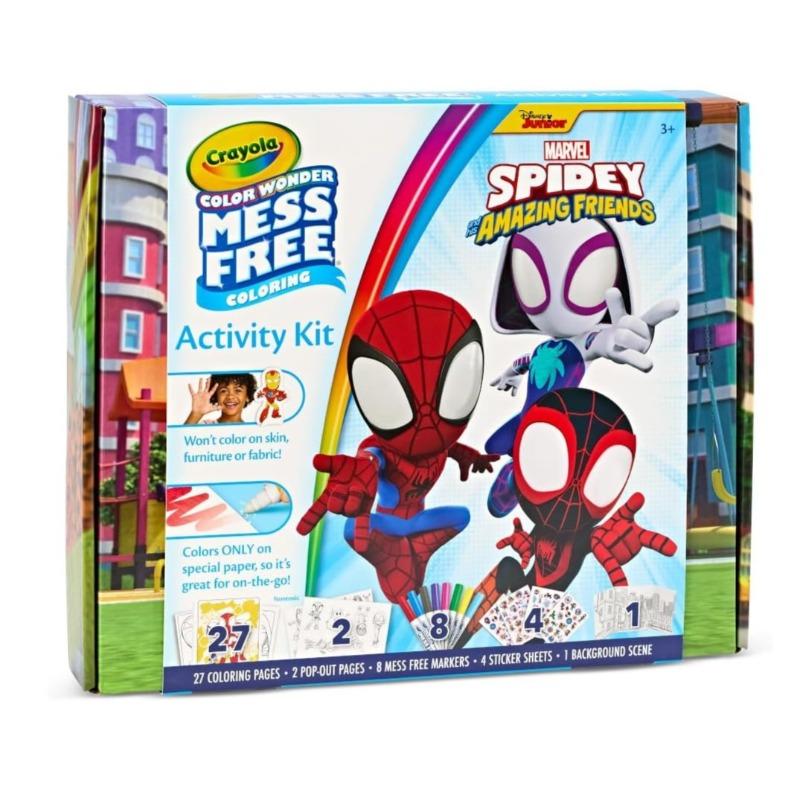 Disney Spidey Color & Activity Pad with Mess Free Color Wonder Markers