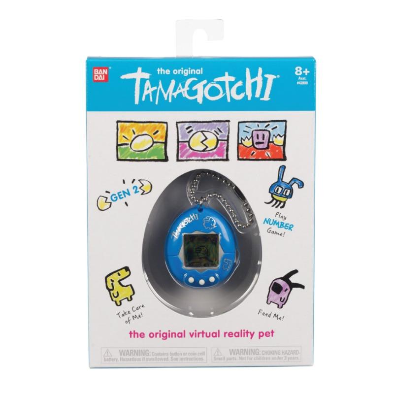 Bandai Original Tamagotchi Blue And Silver