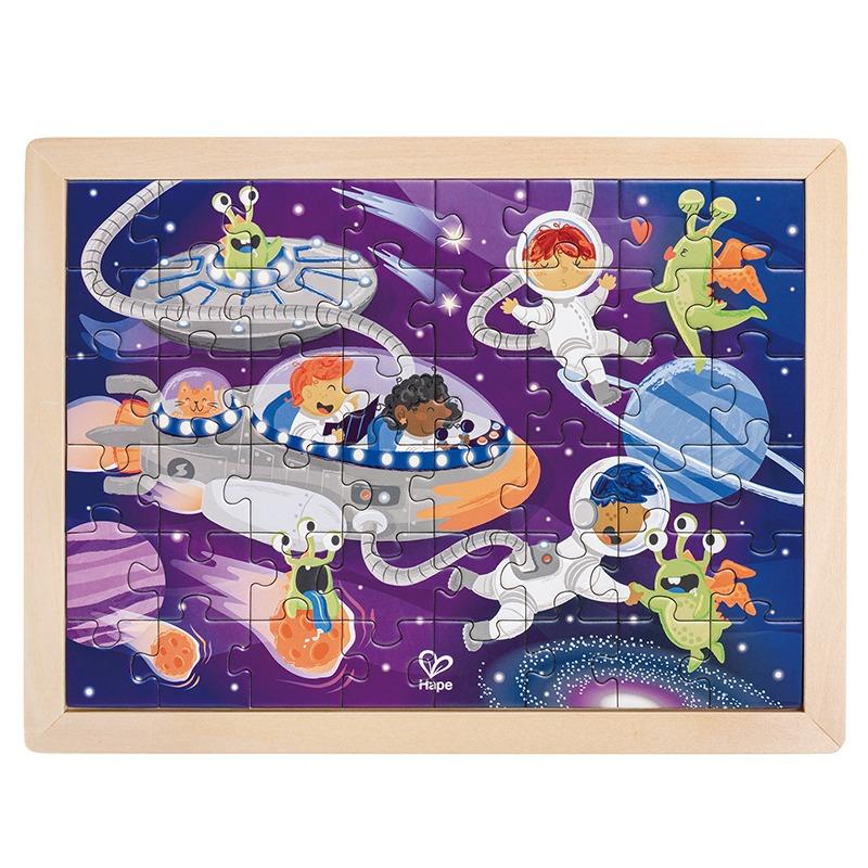 Hape Space Friends Puzzle