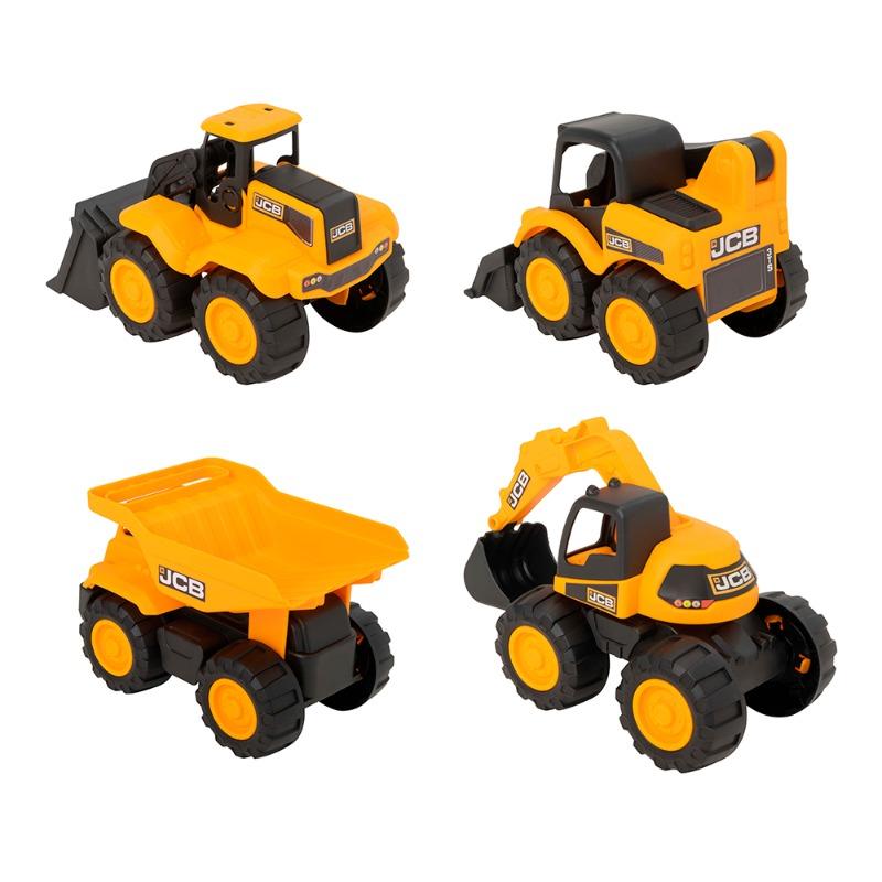 تيمسترز - شاحنات جي سي بي القوية 4 قطع