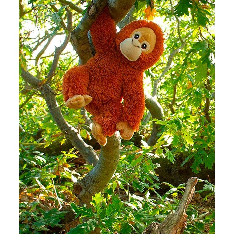 كيل تويز - قطيفة كيليكو الأورانقوتان - 25 سم