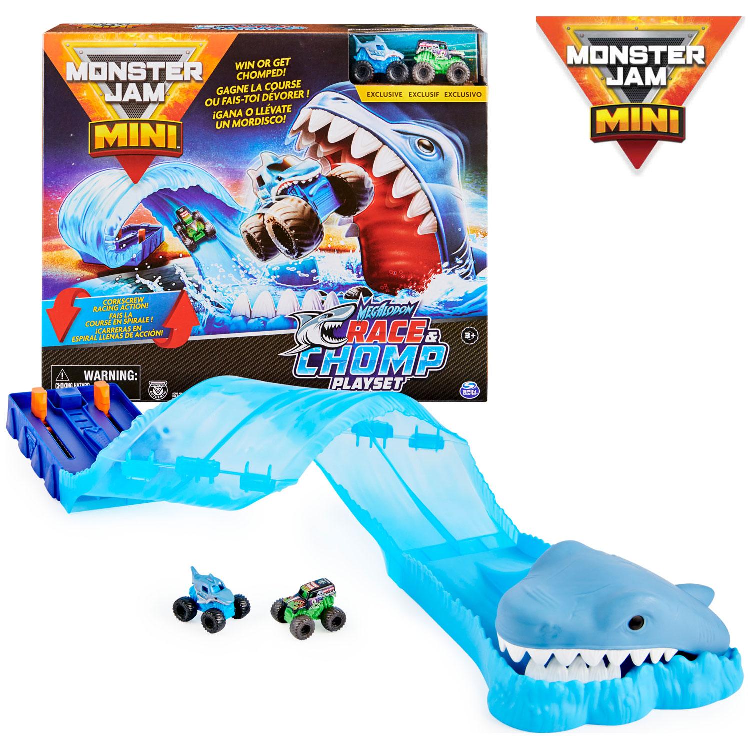 مونستر جام - مجموعة ألعاب ميني ميغالودون ريس و تشومب