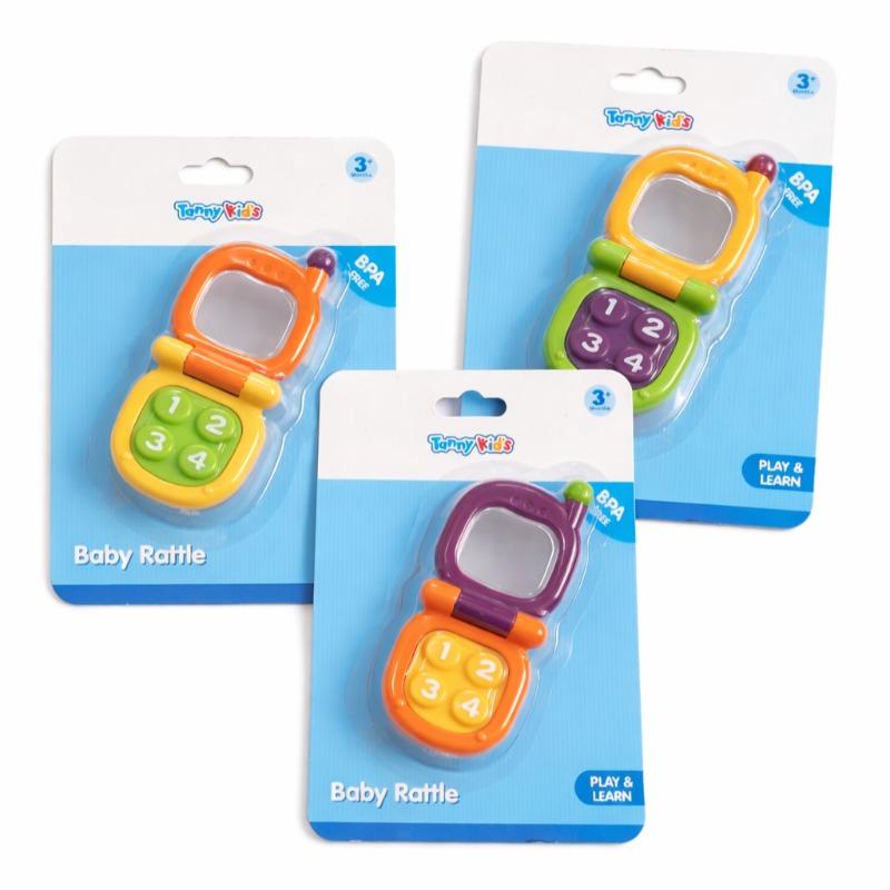 Tanny Baby Rattle Phone - assorted
