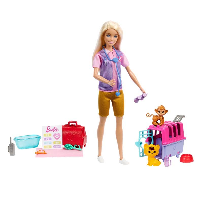Barbie Animal Rescue Playset with Blonde Doll