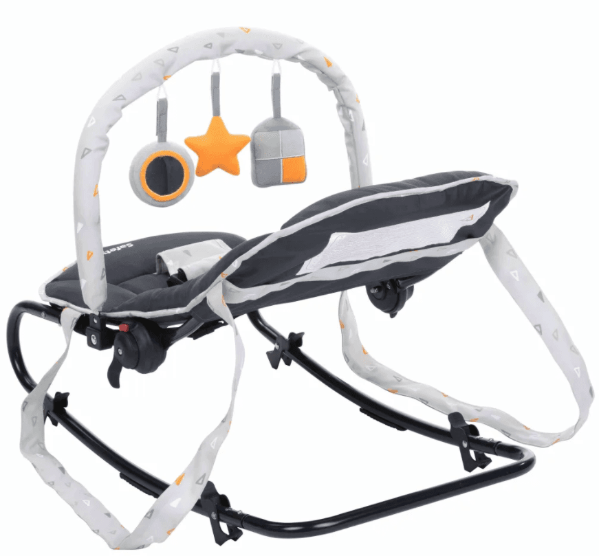 سيفتي فيرست- كرسي هزاز كوالا - رمادي