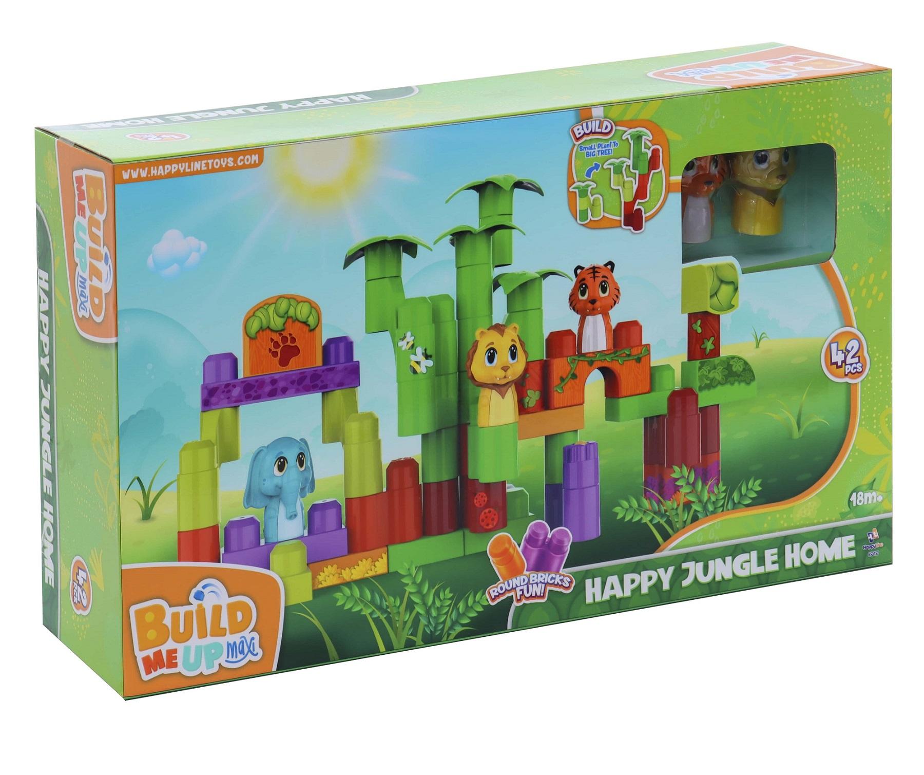 Build Me Up Maxi Happy Jungle Life with Blocks