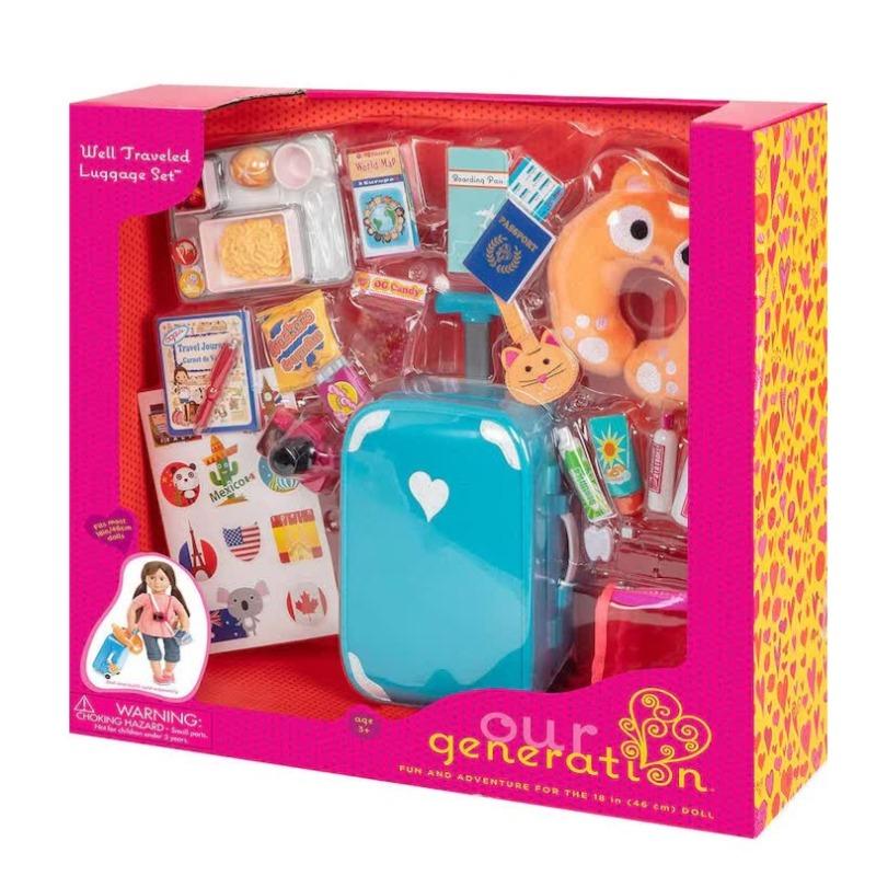 Our Generation - Doll Well Traveled Luggage Set