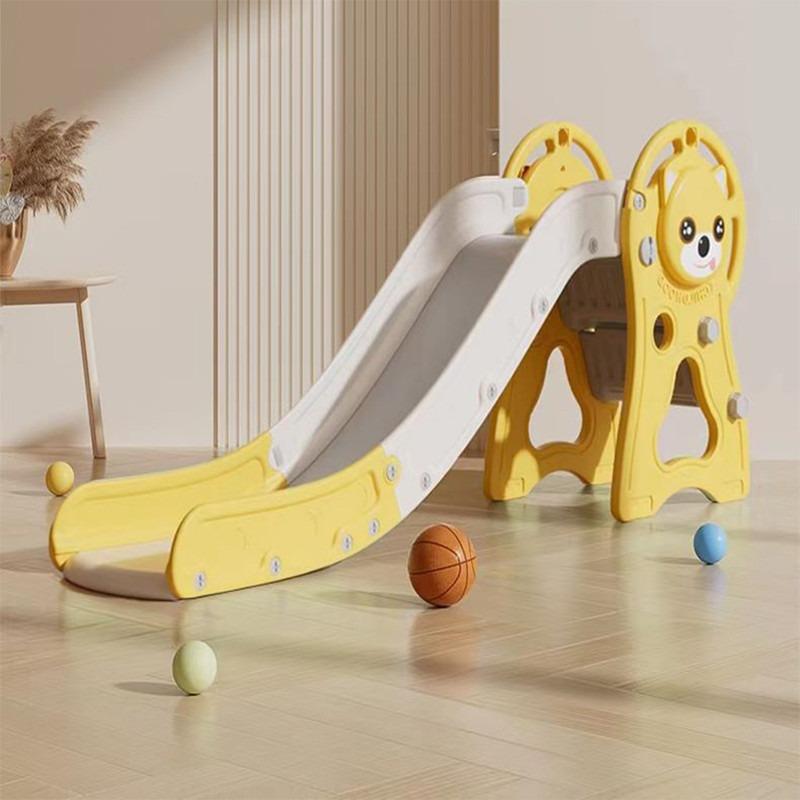 Baby Love Duck Slide with Bottom Board and Ball Ring Yellow