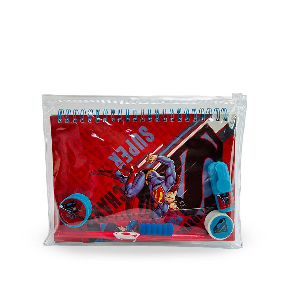 Warner Bros Superman Super Charge 6 In1 Trolley Box Set - 16 Inch