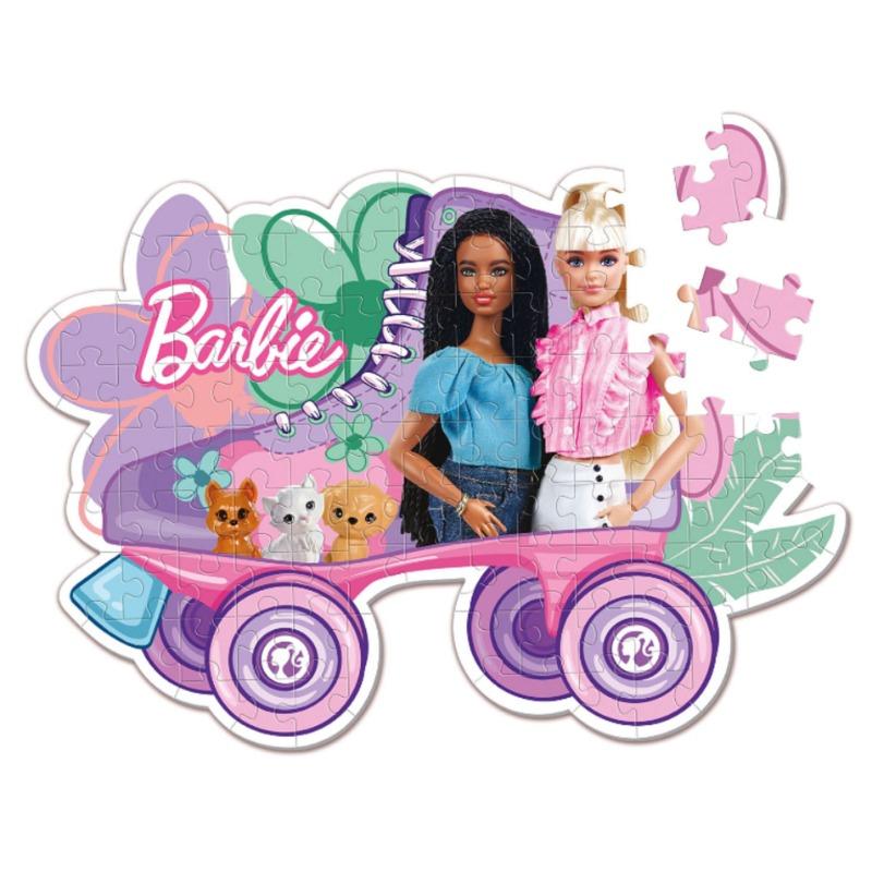 Clementoni Super Color Barbie Sled Puzzle - 104 Pieces
