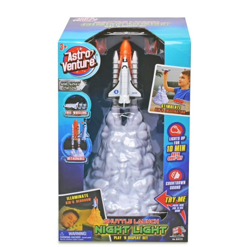 Astro Venture Shuttle Launch Night Light