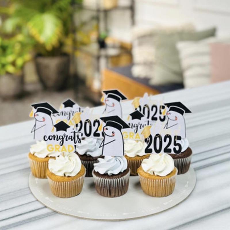 Monty's - Graduation Emoji Cupcakes