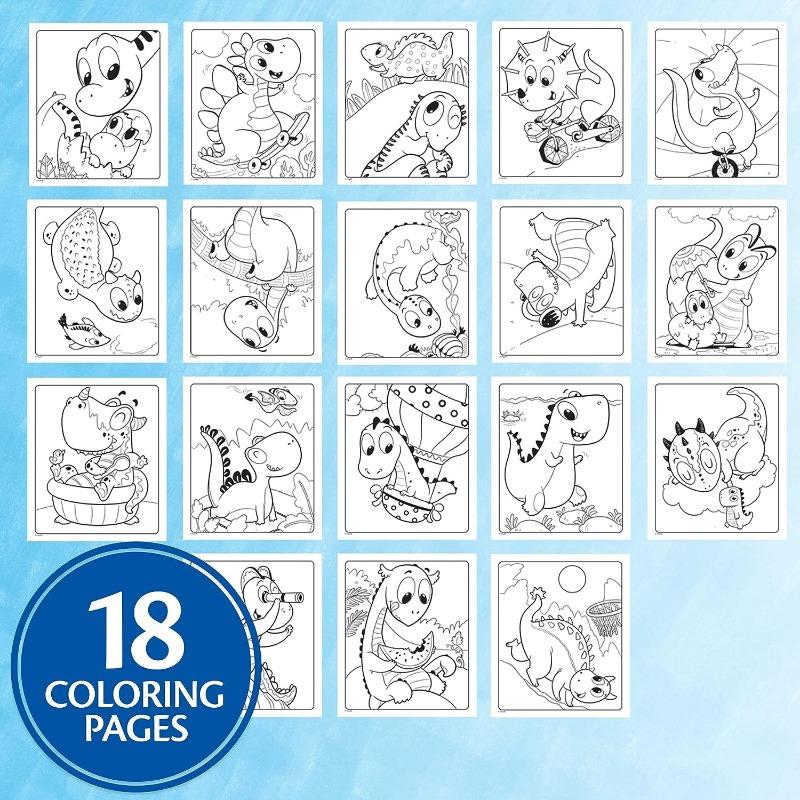 Crayola Color Wonder Pals Dinosaurs Coloring Set